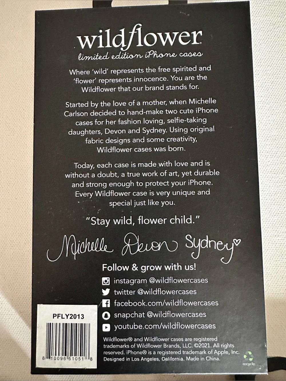 Lot of  8 Wildflower Limited Edition Phone Cases For iPhone 13 Or iPhone 14